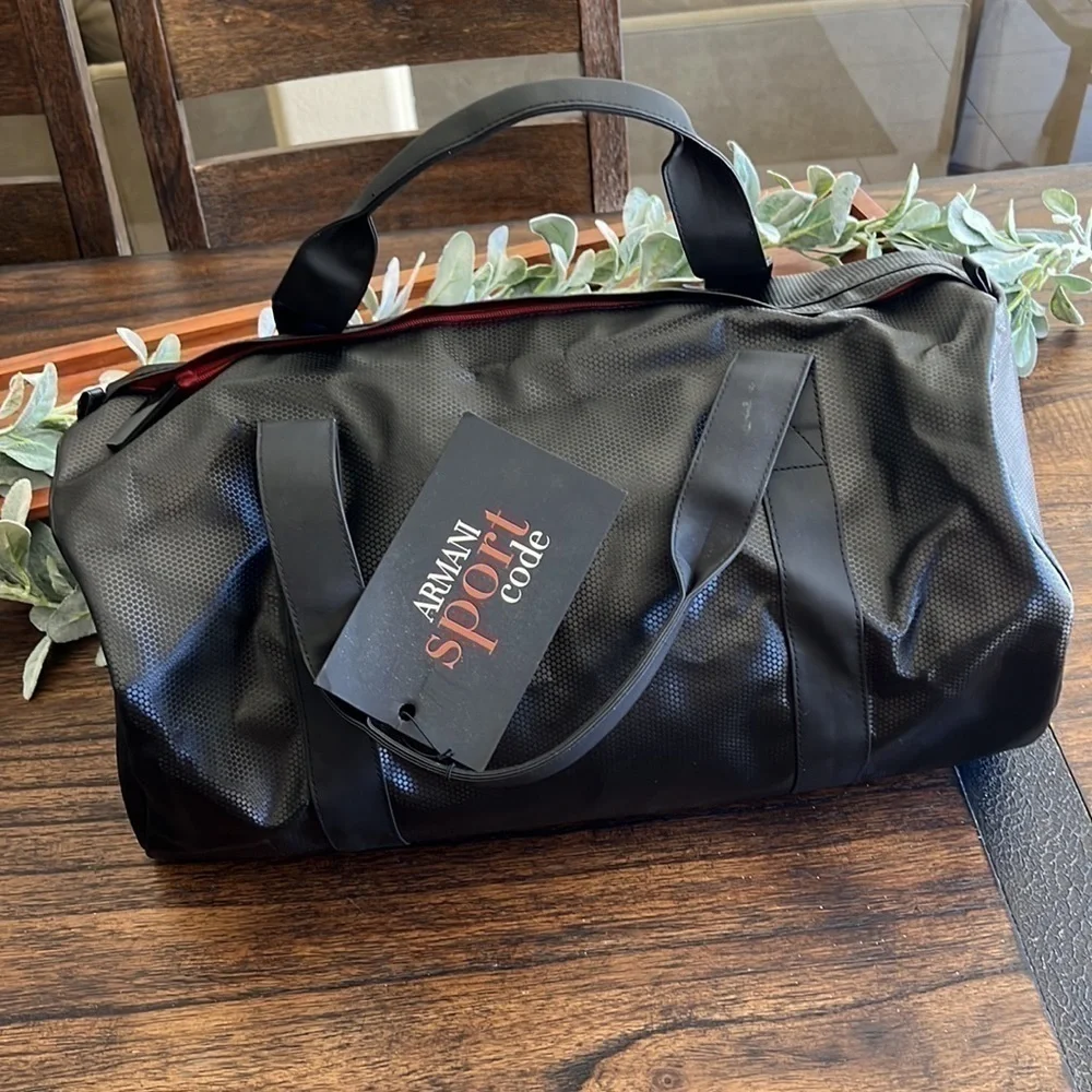 NWT Giorgio Armani duffel bag | sport code